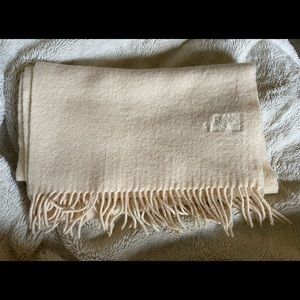 Gianni Versace cream color scarf. No tag on info. Vintage item. One size